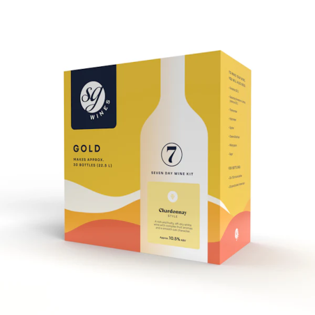 SG Wines Gold 30 Bottle Chardonnay Style-SG Wines- Wine Kits