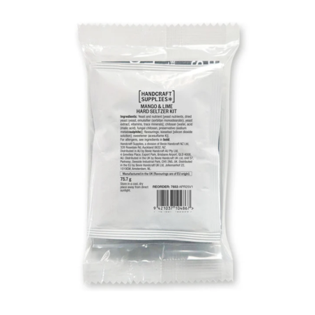HS Hard Seltzer Pack - Mango & Lime-Handcraft Supplies- Hard Seltzer Kits