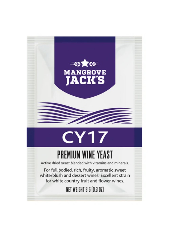 MJ Premium Wine Yeast CY17 - 8g-Mangrove Jack's- Yeasts