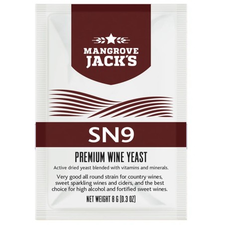 MJ Premium Wine Yeast SN9 - 8g-Mangrove Jack's- Yeasts