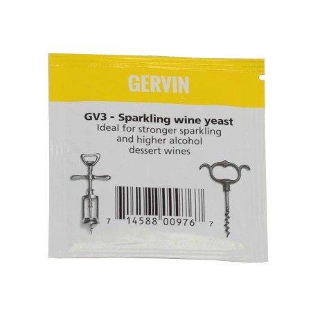 Gervin GV3 Sparkling Wine Yeast - 5g-Muntons- Yeasts