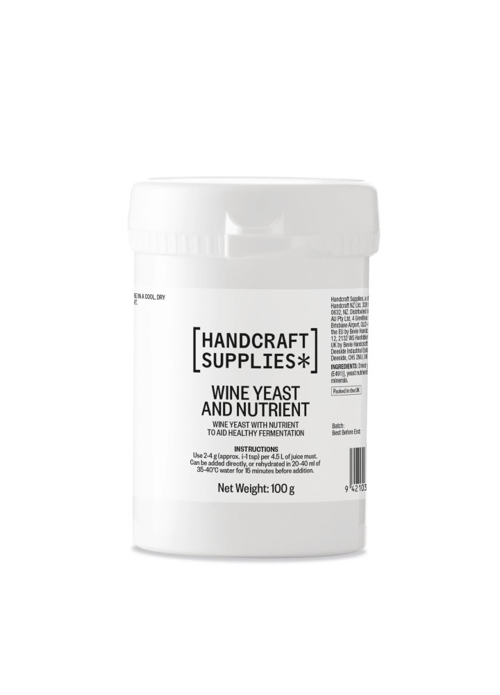 HS Wine Yeast and Nutrient 100g-Handcraft Supplies- Yeasts