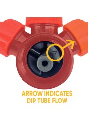 PCO38 Gen2 Black Elbow Cap Insert - Dip Tube to Carbonation Cap Joiner (For Oxebar 4L & 8L)-KegLand- Oxebar PET Kegs