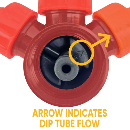 PCO38 Gen2 Black Elbow Cap Insert - Dip Tube to Carbonation Cap Joiner (For Oxebar 4L & 8L)-KegLand- Oxebar PET Kegs