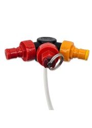 PCO38 Gen2 Black Elbow Cap Insert - Dip Tube to Carbonation Cap Joiner (For Oxebar 4L & 8L)-KegLand- Oxebar PET Kegs