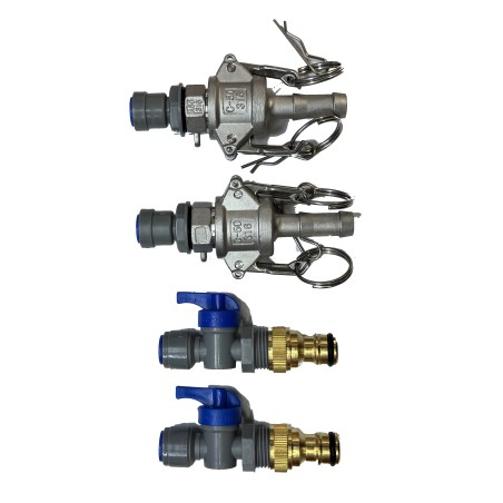 Red Reaper Chiller Camlock and Garden Hose Connection Kit-KegLand- Wort Chillers