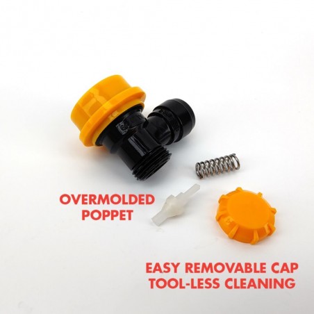 Duotight 6.35mm (1/4") Liquid Ball Lock Disconnect-KegLand- Ball Lock Disconnect Fittings