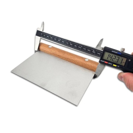 HIZO Heavy Duty Dough Scraper (Stainless Steel)-KegLand- Pizza Equipment