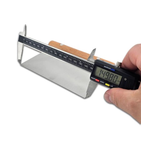 HIZO Heavy Duty Dough Scraper (Stainless Steel)-KegLand- Pizza Equipment