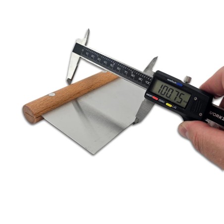 HIZO Heavy Duty Dough Scraper (Stainless Steel)-KegLand- Pizza Equipment