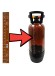 Graduation Sticker - Oxebar 20L Amber PET Keg & Pressure Fermenter Tank-KegLand- Oxebar PET Kegs