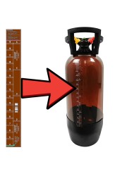 Graduation Sticker - Oxebar 20L Amber PET Keg & Pressure Fermenter Tank-KegLand- Oxebar PET Kegs