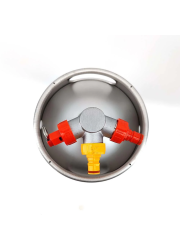 Mini Keg SS Low Profile Ball Lock Tapping Head Kit-KegLand- Growlers