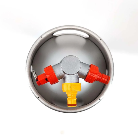 Mini Keg SS Low Profile Ball Lock Tapping Head Kit-KegLand- Growlers