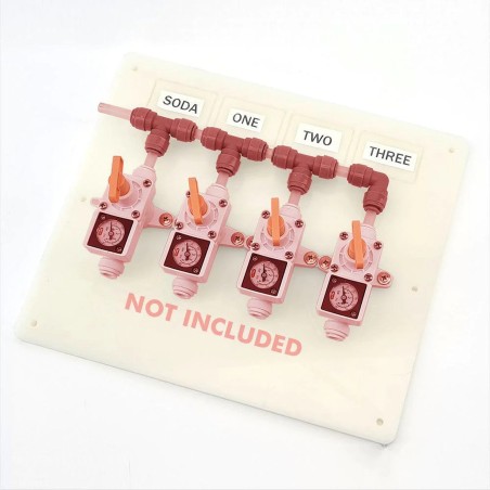 4 Output Gas Board/Display-KegLand- Gas Regulators & Parts