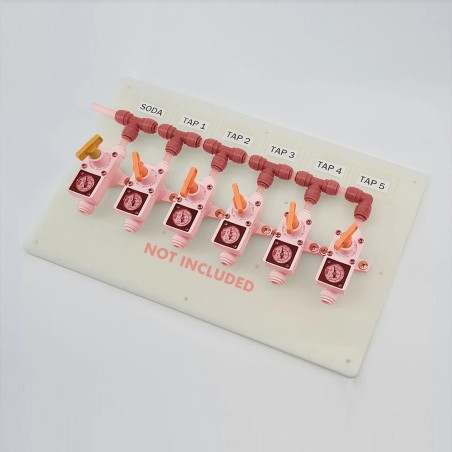 6 Output Gas Board/Display-KegLand- Gas Regulators & Parts