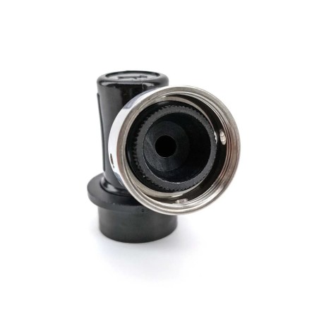 Ball Lock Disconnect (Black/Liquid) - With Integrated Tap Shank & Collar-KegLand- Ball Lock Disconnect Fittings