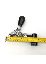 Ball Lock Disconnect (Black/Liquid) - With Integrated Tap Shank & Collar-KegLand- Ball Lock Disconnect Fittings