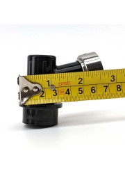 Ball Lock Disconnect (Black/Liquid) - With Integrated Tap Shank & Collar-KegLand- Ball Lock Disconnect Fittings