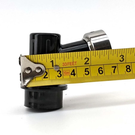 Ball Lock Disconnect (Black/Liquid) - With Integrated Tap Shank & Collar-KegLand- Ball Lock Disconnect Fittings