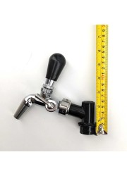Ball Lock Disconnect (Black/Liquid) - With Integrated Tap Shank & Collar-KegLand- Ball Lock Disconnect Fittings