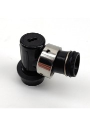 Ball Lock Disconnect (Black/Liquid) - With Integrated Tap Shank & Collar-KegLand- Ball Lock Disconnect Fittings