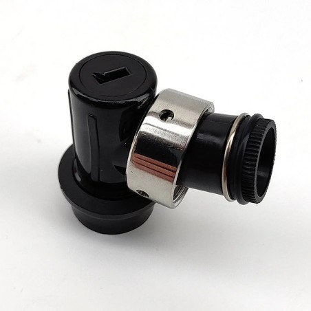 Ball Lock Disconnect (Black/Liquid) - With Integrated Tap Shank & Collar-KegLand- Ball Lock Disconnect Fittings