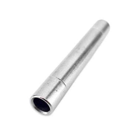 Rigid Stainless Steel Joiner 6.5mm ID x 9.5mm OD (3/8) x 60mm Long-KegLand- Duotight Fittings