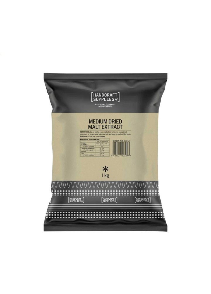 HS Medium Dry Malt Extract (DME) - 1kg-Handcraft Supplies- Malt Extract