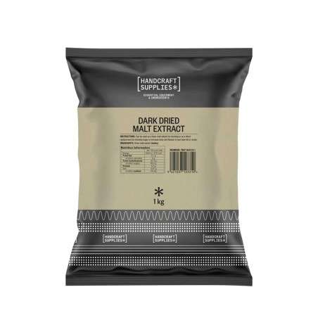 HS Dark Dry Malt Extract (DME) - 1kg-Handcraft Supplies- Malt Extract