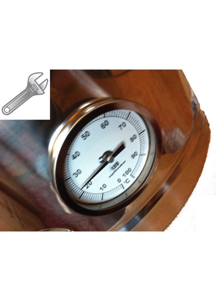 Thermos Pot contrebas montage du thermomètre