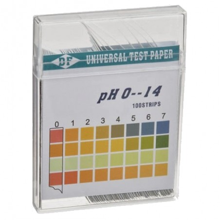 0-14 pH Test Kit (100 Strip Pack)