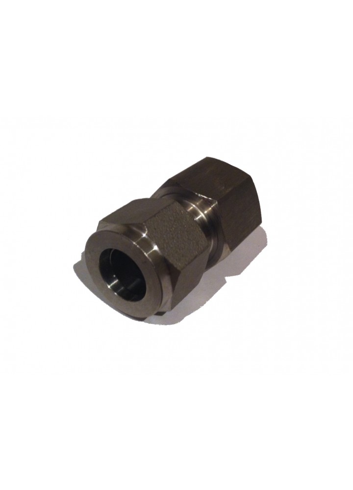 1/2" Compression to 1/2" BSP Female Stainless Steel Adapter