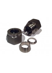 1/2" Compression to 1/2" BSP Female Stainless Steel Adapter