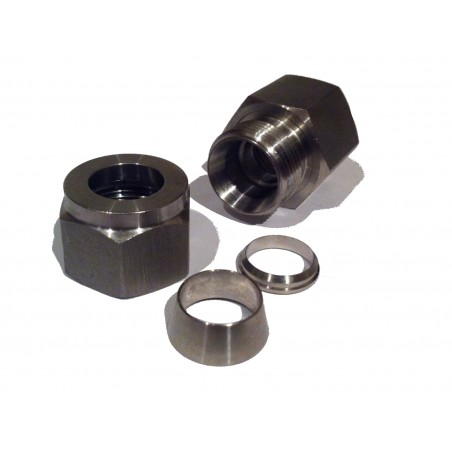1/2" Compression to 1/2" BSP Female Stainless Steel Adapter