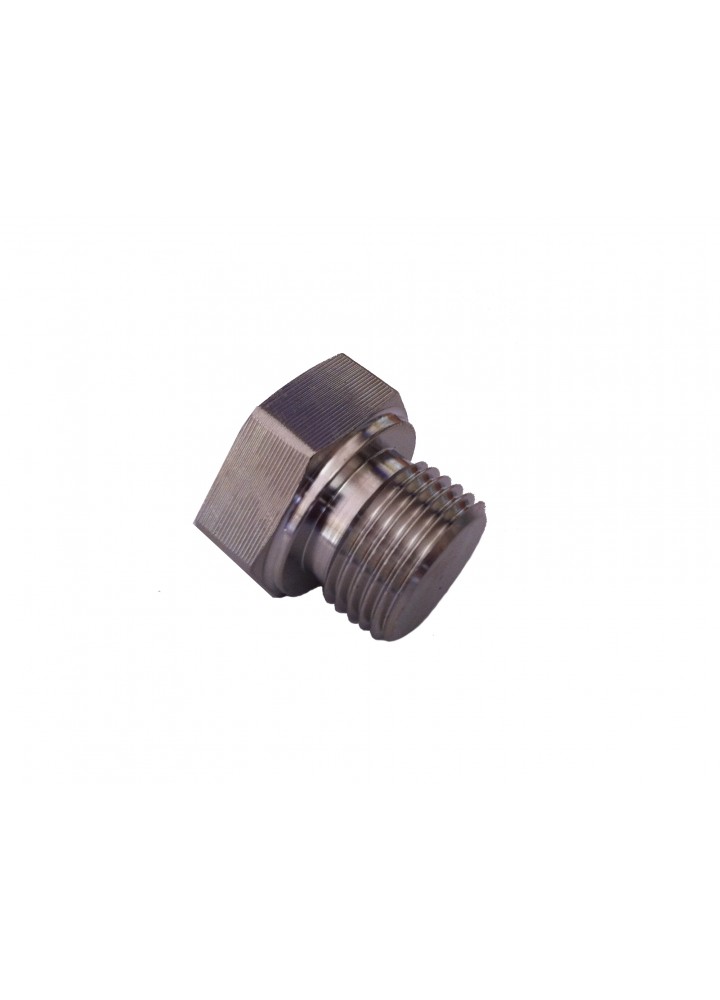 1/2" BSP Solid Hexagonal Plug Stainless Steel SS316-- Stainless Steel Fittings