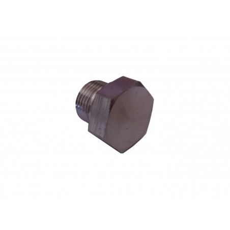 1/2" BSP Solid Hexagonal Plug Stainless Steel SS316-- Stainless Steel Fittings
