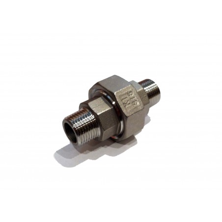 1/2" BSP Cone Seat Union Male x Male Stainless Steel SS316-- Cone Seat Union Fittings