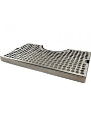 30cm Stainless Steel Drip Tray with Cut Out-KegLand- Drip Trays