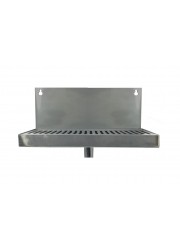 12" x 5" Stainless Steel Drip Tray with Drain