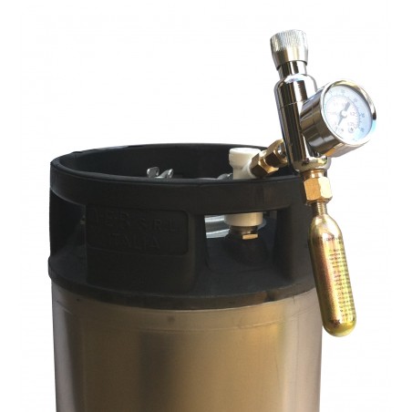 Mini Corny Keg 16g CO2 Regulator Kit-KegLand- Gas Regulators