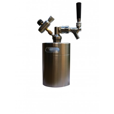 2L SS Growler Draft Beer Setup-- Growlers