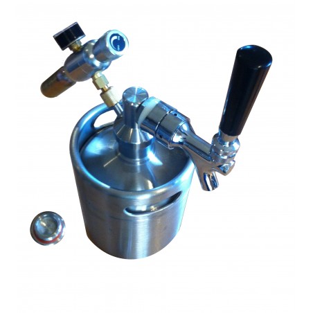 2L SS Growler Draft Beer Setup-- Growlers