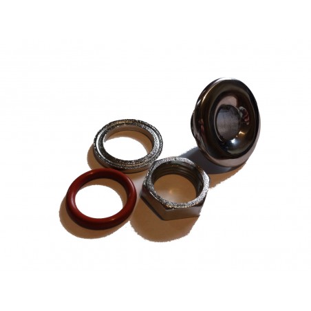 1/2" BSP Short Skin Fitting / Deck Fitting-Angel Homebrew- Stainless Steel Fittings